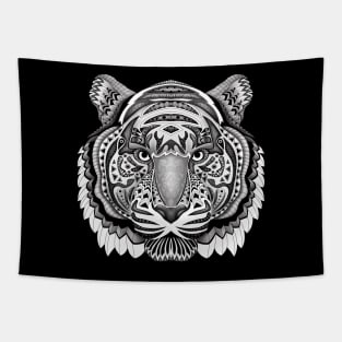 tiger face aztec pattern Tapestry