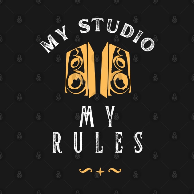 Music Producer My Studio My Rules by Delta V Art