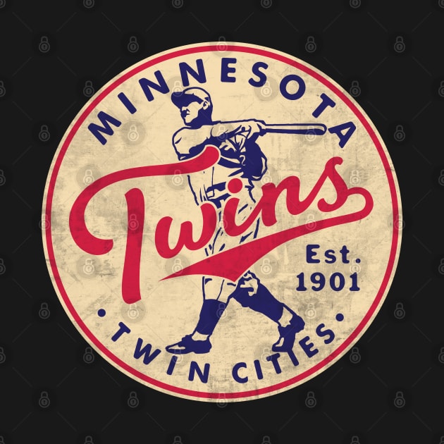 Old Style Minnesota Twins 1 by Buck Tee by Buck Tee