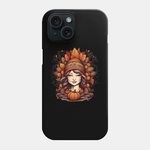 beautiful thanks giving tshirt design Phone Case by ghazistore