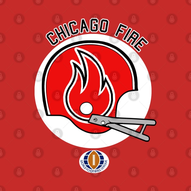 Chicago Fire (World Football Leage) 1974 by HelmetAddict