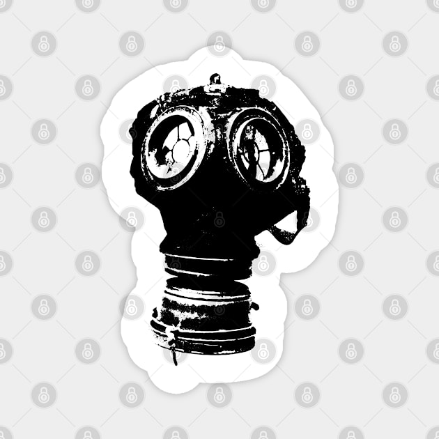 Gas Mask Magnet by equiliser