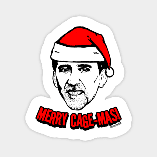 Merry Cage-mas! (Nicolas Cage Christmas Holidays) Magnet