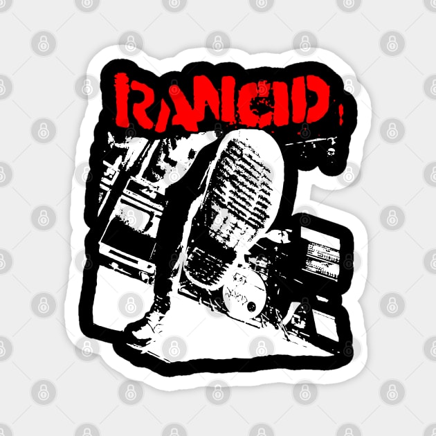 Rancid 5 Magnet by artbyclivekolin