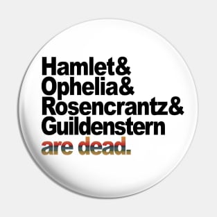 Rosencrantz and Guildenstern - Shakespeare / Stoppard Pin