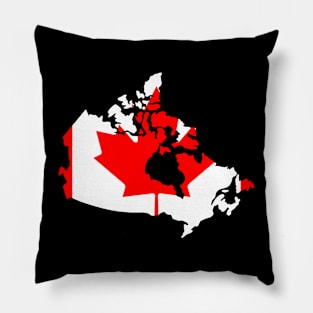 CANADA Map Flag, I love Canada, Beautiful Canada.. Pillow