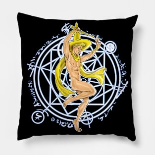 Witch Boy Topaz Pillow