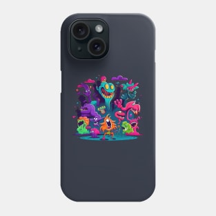 The nostaligic monsters come out to play! Phone Case