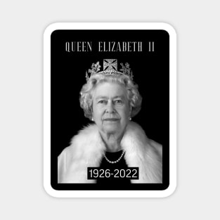 Rip Queen Elizabeth II God Bless the beautiful Queen 1926-2022 Magnet
