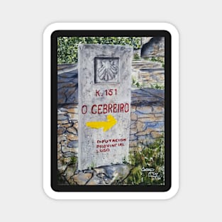 O'Cebreiro - Camino de Santiago Magnet