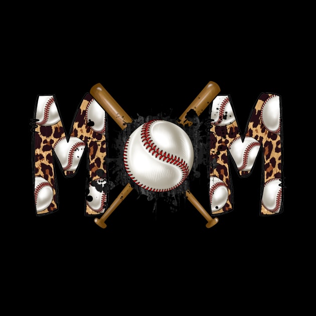 Baseball mom, leopard baseball mom, cute baseball mom by Karley’s Custom Creations