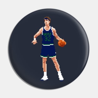 Christian Laettner Pixel Standing Pin