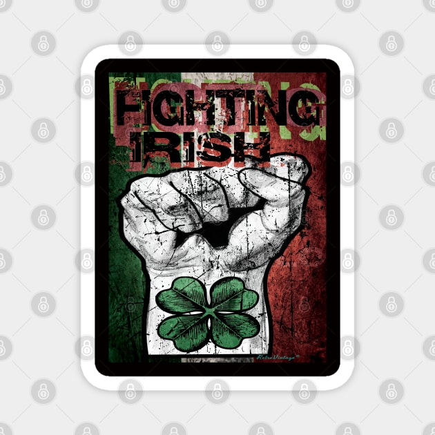 Fighting Irish Tee Shirt Irish Pride Magnet by WarriorX