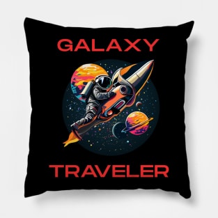 Galaxy Traveler Pillow