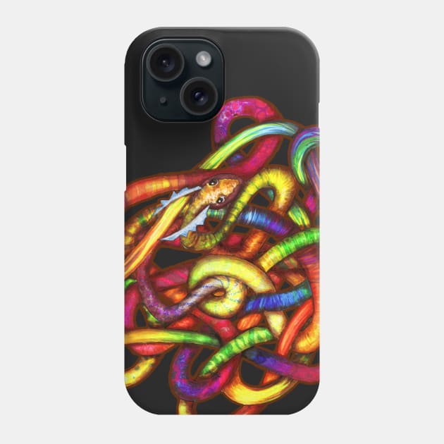 Endless Snake Phone Case by FishWithATopHat