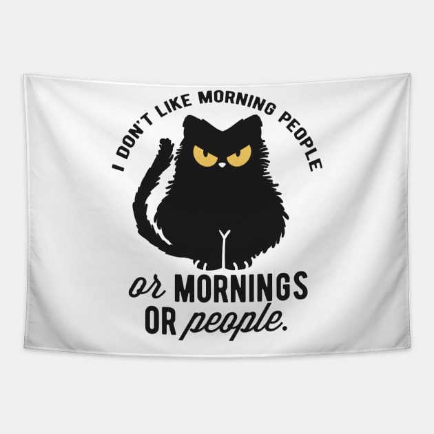 I dont like morning people Tapestry by CosmicCat