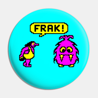 Frak!  - Acorn BBC Micro 8-Bit Legend Pin