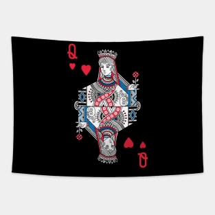 Queen Of Hearts Tapestry