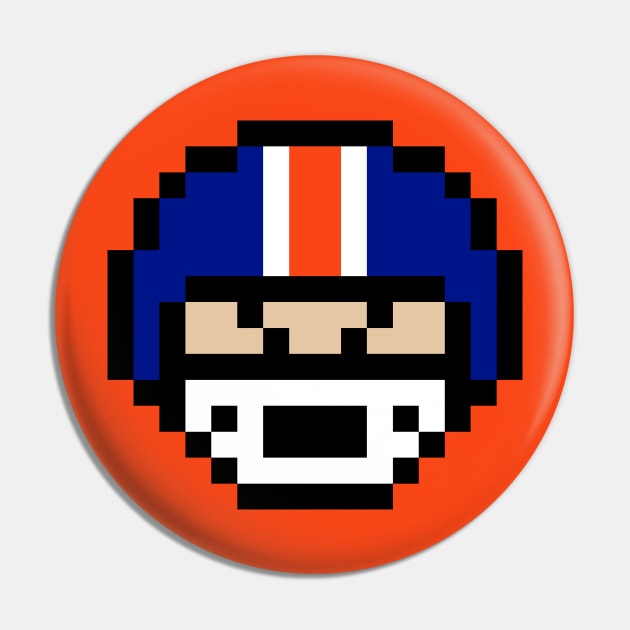 8-Bit Helmet - Denver Pin by The Pixel League