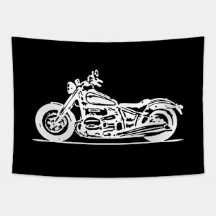 R18 Bike First Generation White Sketch Art Tapestry