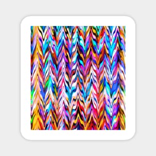 Chevron Pattern 7 Magnet