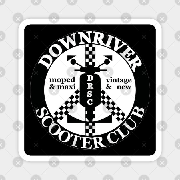 New Downriver Scooter Club Magnet by Downriver Scooter