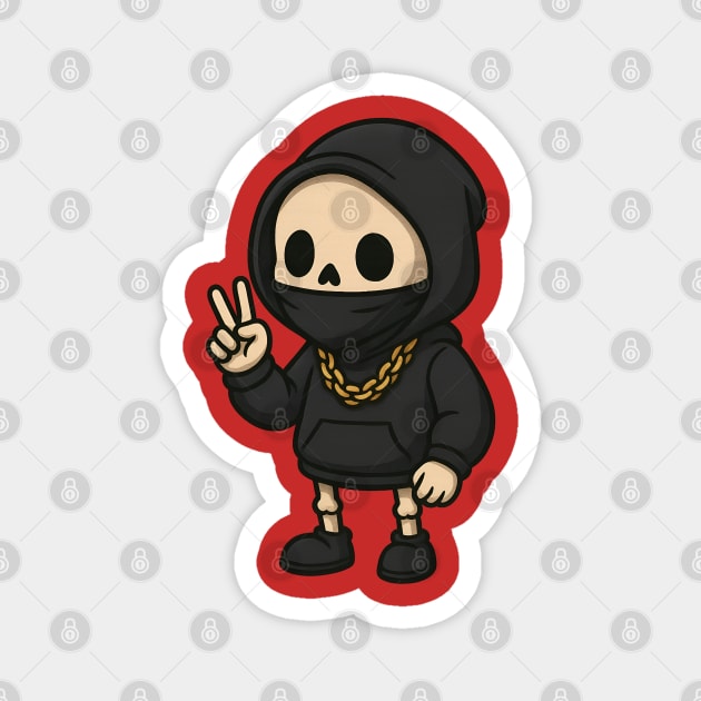 Peaceful Gangsta Magnet by Demian Stipatio