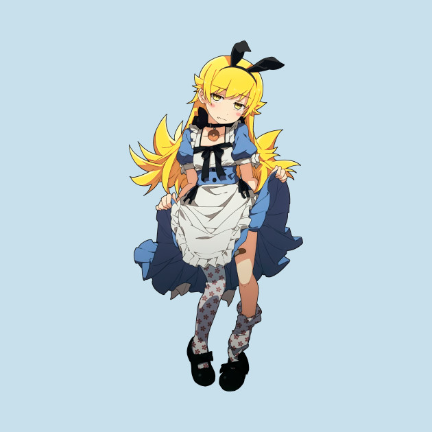 Monogatari Shinobu Oshino Bakemonogatari T Shirt monogatari shinobu oshino bakemonogatari t shirt