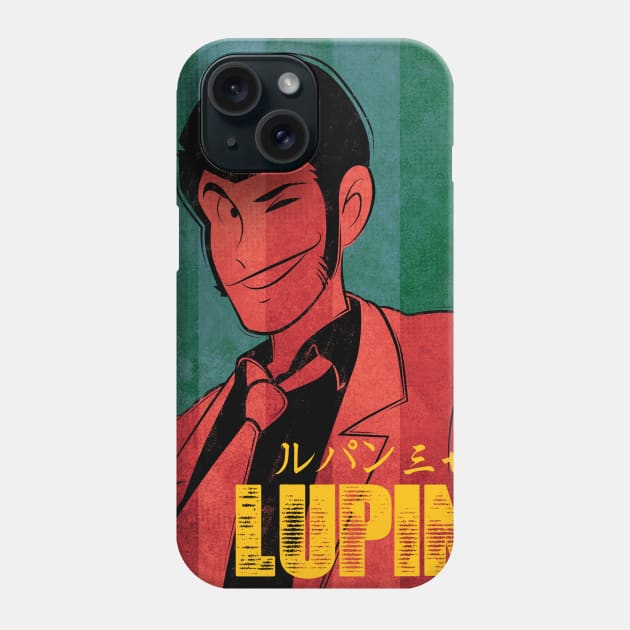 037 Lupin Vintage Phone Case by Yexart