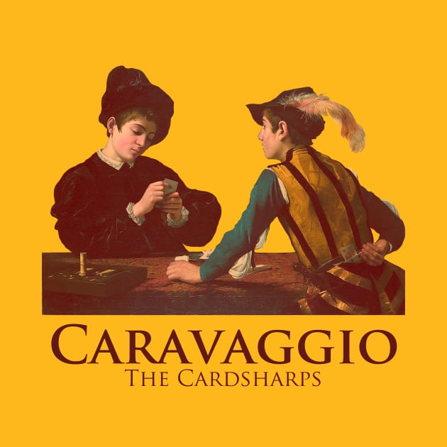 The Cardsharps from Caravaggio by Eva Viñes