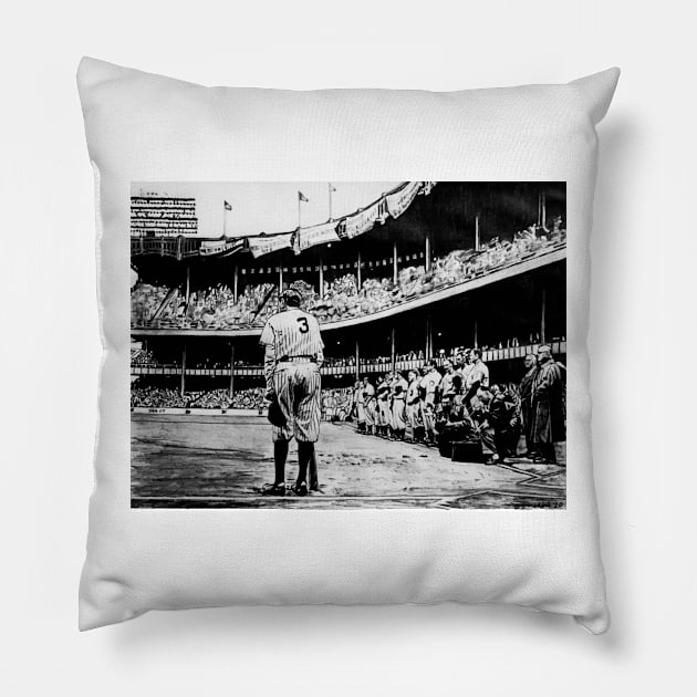 Babe Ruth’s Farewell Pillow by BryanWhipple