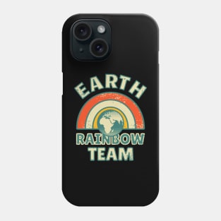 Earth Rainbow Team | Retro Colors Phone Case
