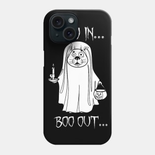 Boo in Boo Out T Shirt Funny Halloween Costume Men Women Kids Phone Case