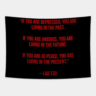 Lao Tzu Quote Tapestry