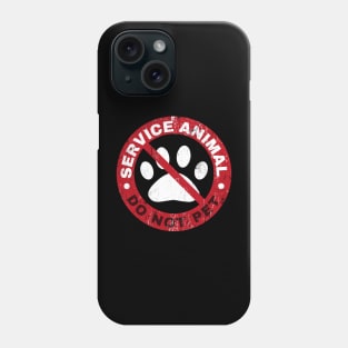 Service animal humor - Do Not Pet Phone Case