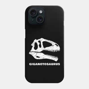 Fossilized head of Giganotosaurus Phone Case