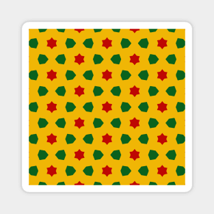 African Patterns with African Colors Magnet