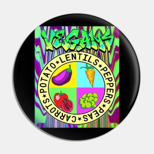 Vegans 777 Pin