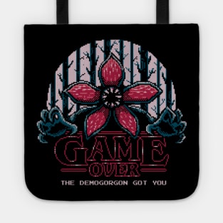 Demogorgon game over - Stranger things - Retro gaming pixel Tote