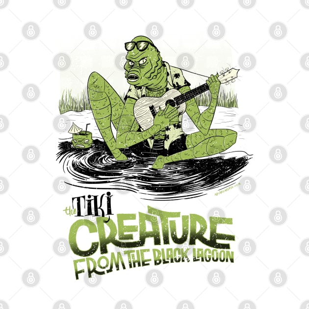 The Tiki Creature from the black lagoon by adiartworks.com