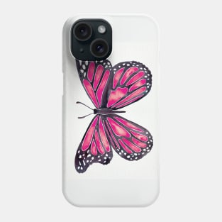 Pink Butteryfly Phone Case