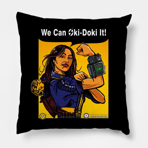 Oki-Doki it! Pillow by AndreusD