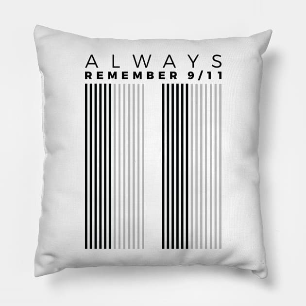 Always Remember 9/11 Pillow by samutrinta