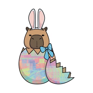 Capybara Bunny Hatching Easter Egg T-Shirt