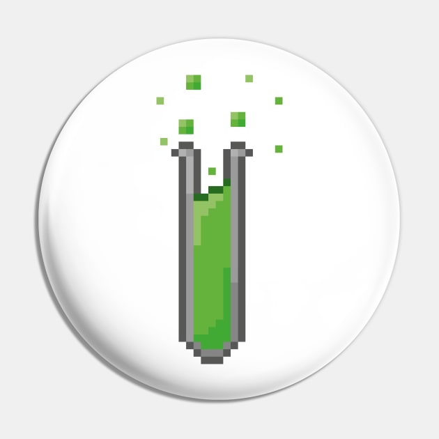 Science test tube pixel Pin by Poulpimousse