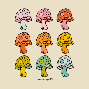 Rainbow Mushrooms T-Shirt