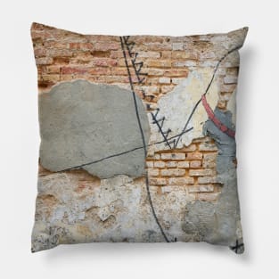 Graffiti Neck Gator Crumblin Wall Dinosaur Pet Urban Art Pillow