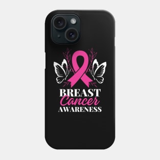 Courage in Pink: Breast Cancer Awareness Phone Case