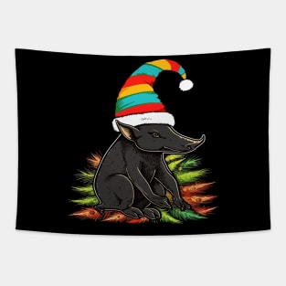 Aardvark Christmas Tapestry