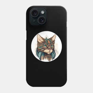 Cat Boho Vintage - Love Cats Phone Case